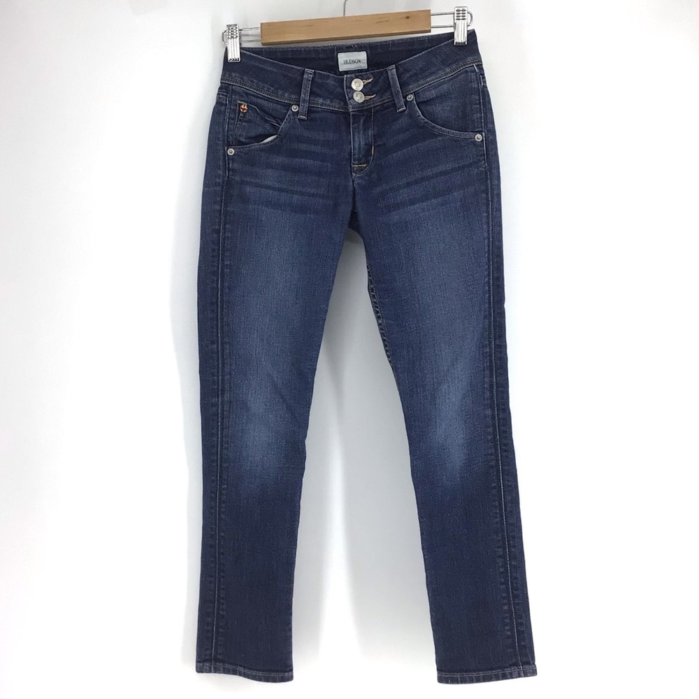 Hudson Collin Crop Skinny Hush Blue Jeans
